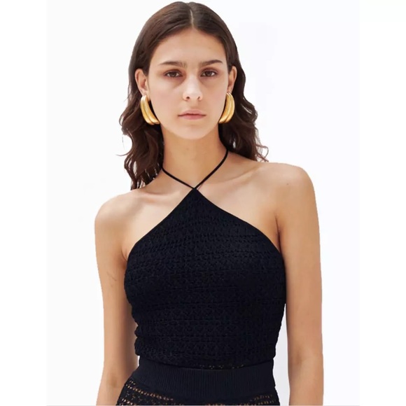 Ronny Kobo Collection Tops - Ronny Kobo 
Beres Knit Top in Black Size L